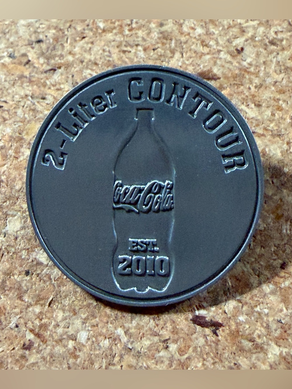 Vintage 2010 Coca-Cola 2-Liter Contour Bottle  Coke Collectible Lapel Pin